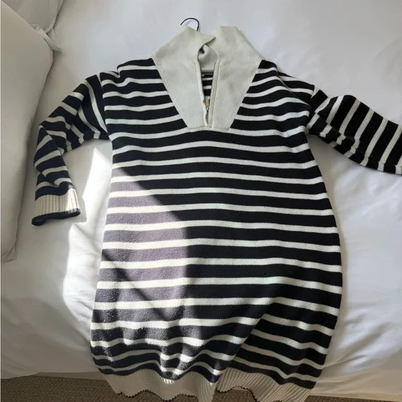 Yakira bella sweater dress half zip - Picture 1 of 2